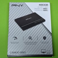 Нов бърз SSD диск ССД хард диск 480GB PNY, снимка 1 - Твърди дискове - 40275513