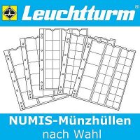 Leuchtturm Numis –44 листи за 12 мон. до 44 мм / 5бр/, снимка 3 - Нумизматика и бонистика - 35293462
