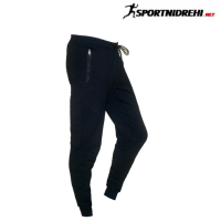 Мъжко спортно долнище REDICS, черно, памук и ликра, снимка 2 - Спортни дрехи, екипи - 44681170