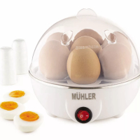 ✨Уред за варене на яйца Muhler ME-271, За 7 яйца, 350W, Бял , снимка 3 - Други - 44669112