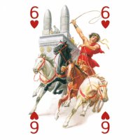 карти за игра LOSCARABEO GLADIATORS нови Тесте карти за игра декорирани с дизайн вдъхновен от бойцит, снимка 3 - Карти за игра - 29361448