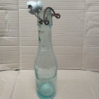 Ретро шише бутилка с керамична кокалена тапа, снимка 3 - Антикварни и старинни предмети - 42686334