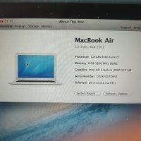 Лаптоп Apple MacBook Air 13", снимка 3 - Лаптопи за дома - 39220332