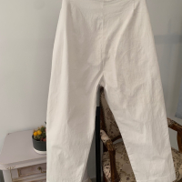 Бял панталон 3/4 в размер М, снимка 10 - Панталони - 44725531