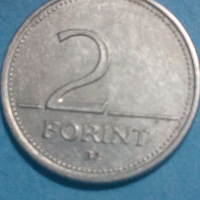 2 forint 2000 года Унгария, снимка 1 - Нумизматика и бонистика - 44622496