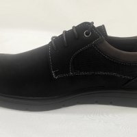 Мъжки ежедневни обувки 1276 в черно, снимка 2 - Спортно елегантни обувки - 38360988