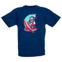 Детска тениска Marvel Captain America 1 Игра,Изненада,Подарък,Геймър,, снимка 10 - Детски Блузи и туники - 36716508