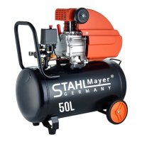 Немски Електрически компресор STAHLMAYER , 50 л, 1.5 kW, снимка 1 - Аксесоари и консумативи - 42350970