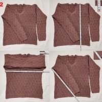 Вълнени Пуловери домашно плетени, снимка 4 - Блузи с дълъг ръкав и пуловери - 40217262