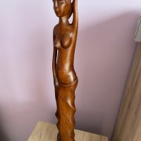 Дървена фигура, статуетка от далечния Изток,  декорация от сандалово дърво, дърворезба, снимка 6 - Пана - 38582956