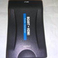 SCART към HDMI активен конвертор, снимка 1 - Стойки, 3D очила, аксесоари - 42763085