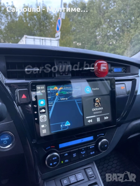 Toyota Corolla Auris - 10.1" Android Мултимедия Тойота Корола Аурис Навигация Андроид, снимка 1