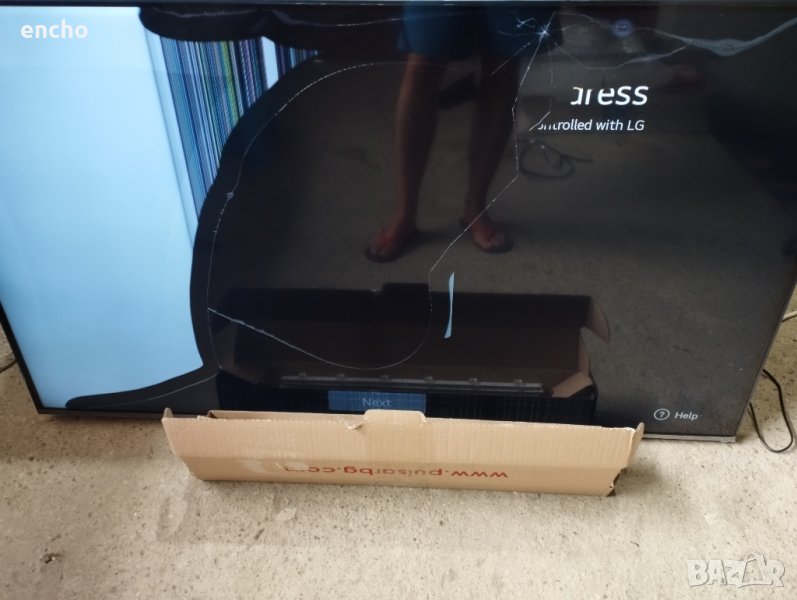 Нов счупен LG 55NANO753PR, снимка 1