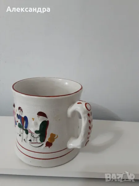 Ръчно рисувана халба за бира ( с изненада)  , снимка 1