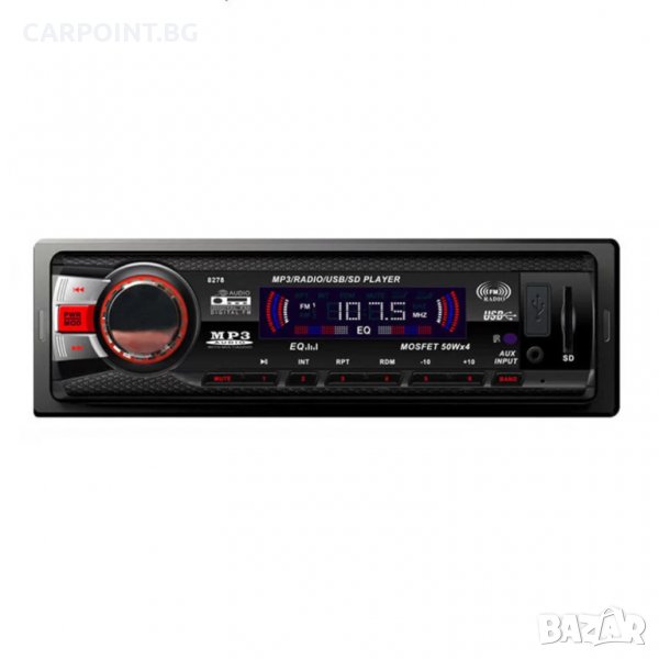 РАДИО MP3 ПЛЕЪР ЗА КОЛА ZAPPIN USB SD AUX LCD DISPLAY 1236 1К, снимка 1