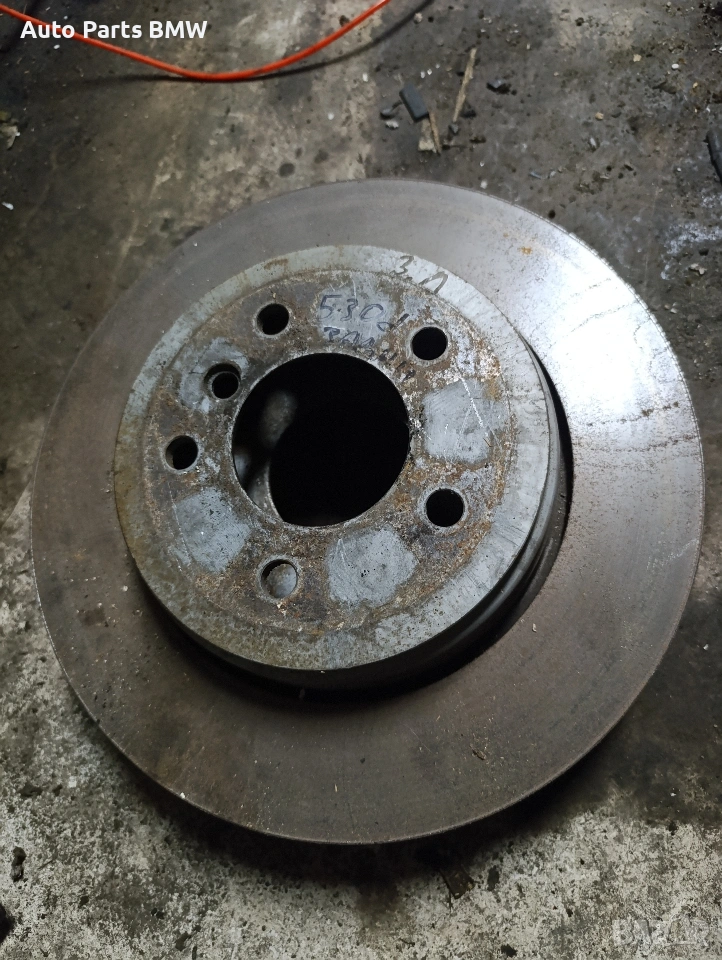 Задни дискове BMW E60 E61 320мм БМВ Е60 Е61 задни Спирачни дискове , снимка 1