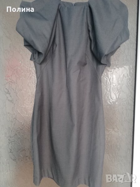 Елегантна рокля с буфон ръкави, снимка 1