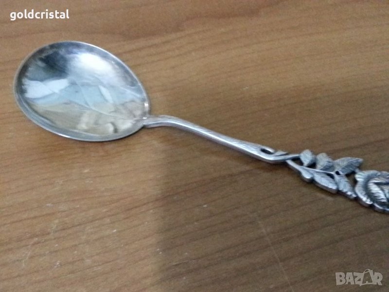 Немски посребрен прибор за сервиране лъжица, снимка 1