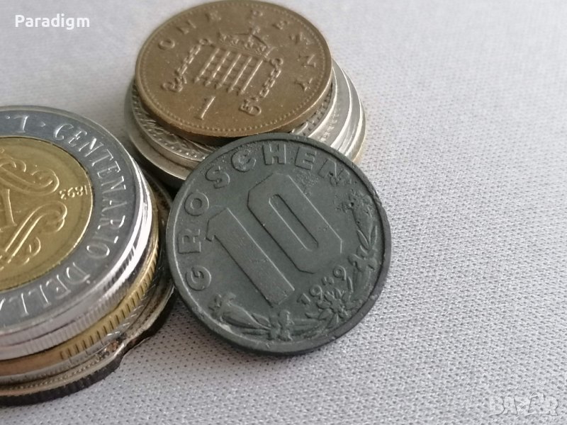 Mонета - Австрия - 10 гроша | 1949г., снимка 1