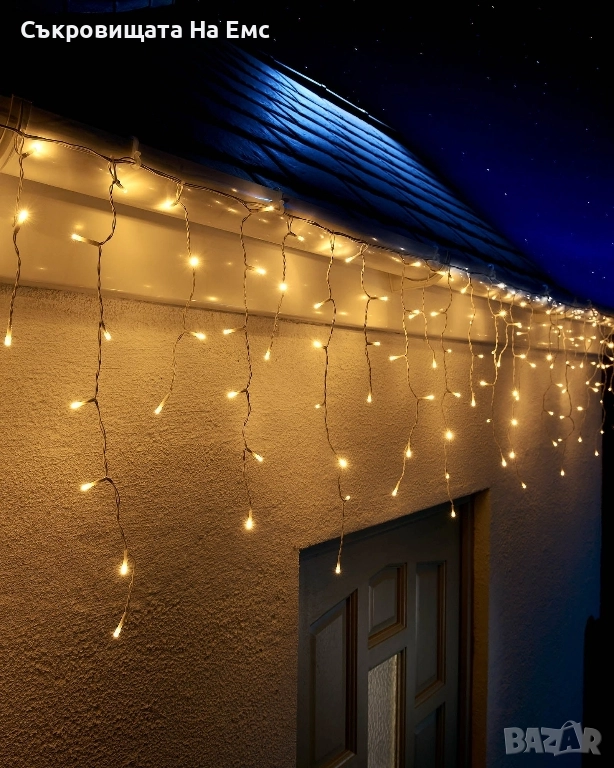 12метра Висящи Коледни Лампи Външен Монтаж, снимка 1