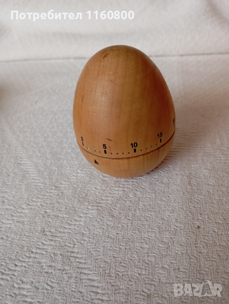Дървено яйце таймер, снимка 1
