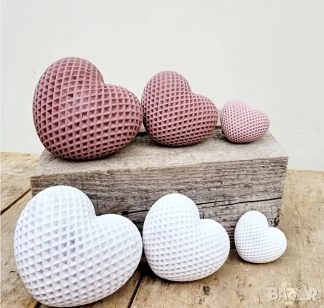 Комплект 3 молда сърца в три размера НАМАЛЕН, снимка 1