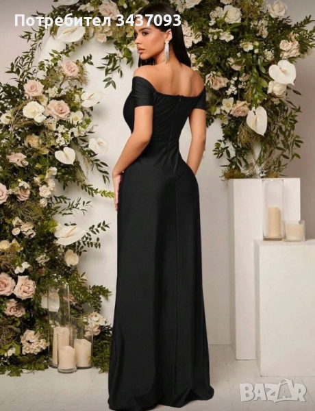 Дълга черна рокля, снимка 1
