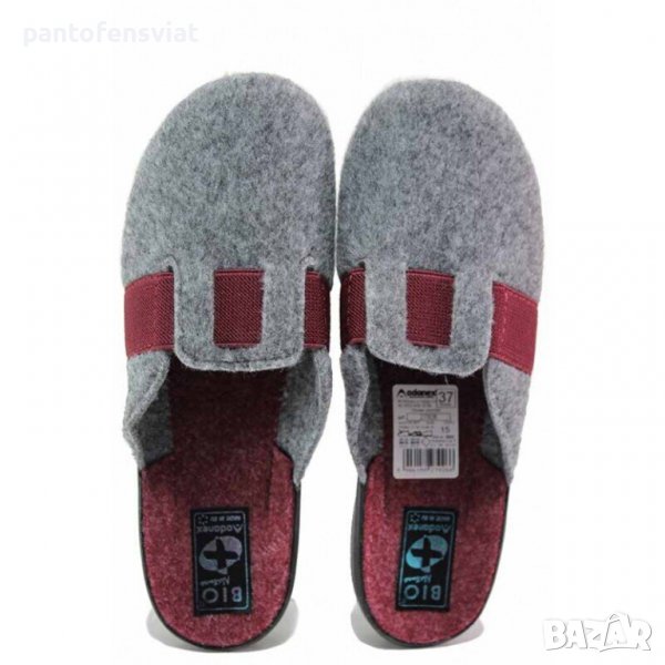 Дамски чехли ADANEX сив 36/41, снимка 1