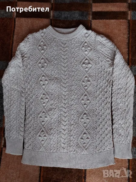 Дамски пуловер с дълъг ръкав M-L, снимка 1