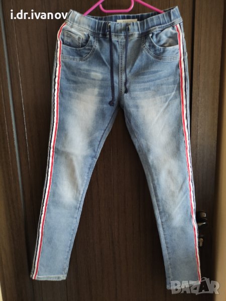 Спортни дънки с кант, снимка 1