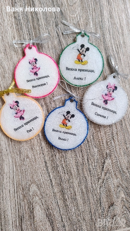 Коледни играчки от епоксидна смола , снимка 1