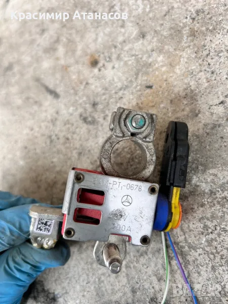 N000000006427. Плюсова клема за Мерцедес Ц-класа W204. OM651. , снимка 1