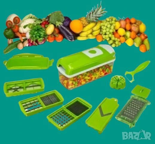 Кухненско Ренде за зеле, моркови с контейнер, снимка 1