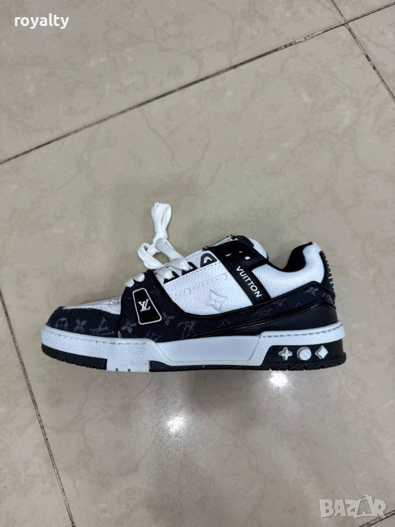 Louis Vuitton Маратонки Черно и Бяло , снимка 1