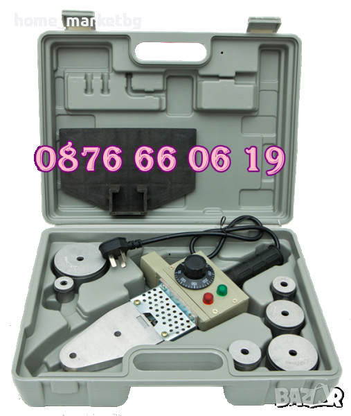 Лепачка за ППР тръби с 6 глави, поялник за полипропилен, снимка 1