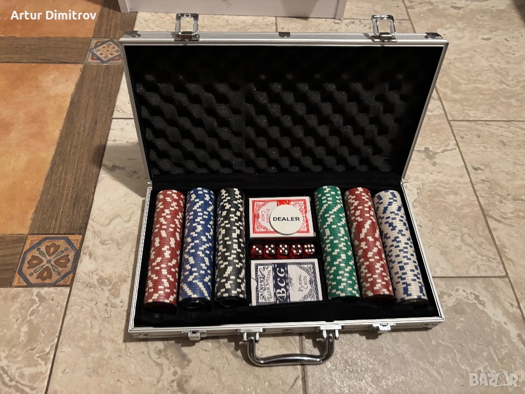 Покер сет в куфар, снимка 1