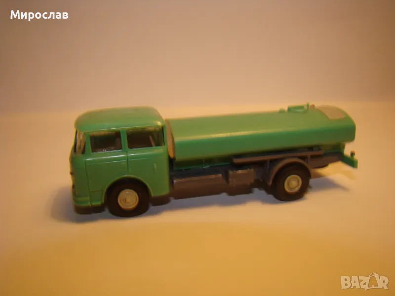 PERMOT H0 1/87 SKODA КАМИОН МОДЕЛ КОЛИЧКА ВЛЕКАЧ, снимка 1