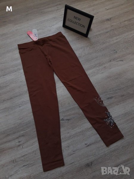 Нова колекция дамски кафяв клин с апликация на намаление, снимка 1