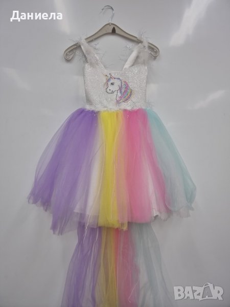 Рокля еднорог с воал , снимка 1
