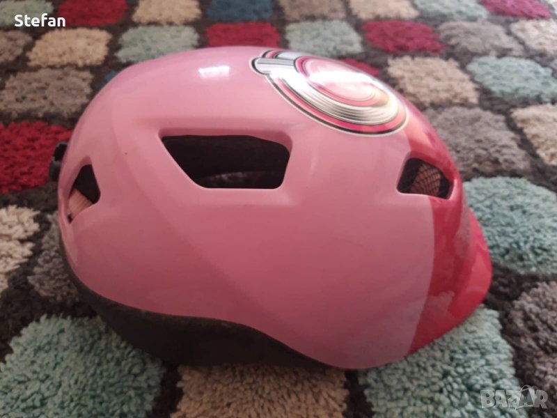 Детска велосипедна каска 520, принт "робот", снимка 1