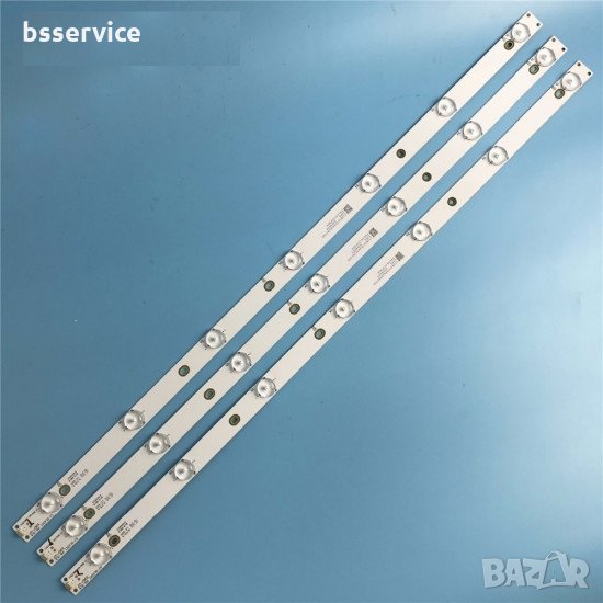 LED КОМПЛЕКТ PHILIPS 32" ИНЧА TPT315B5 ОРИГИНАЛНИ ЗАМЕСТИТЕЛИ ( 3 ПО 7 ДИОДА 62,5СМ) LBM320P0701-FC-, снимка 1