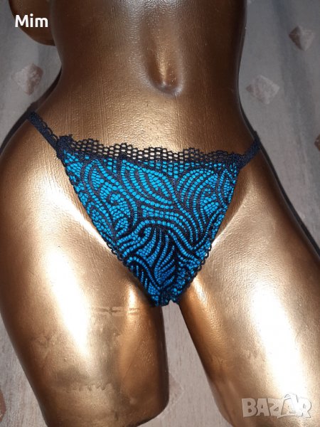 М Черна дантелена полупрашка с отворено дъно , снимка 1