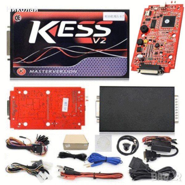  NEW KESS V2 v. 5.017 OBD FULL SET + NEW K - TAG v.7.20 FULL SET, снимка 1