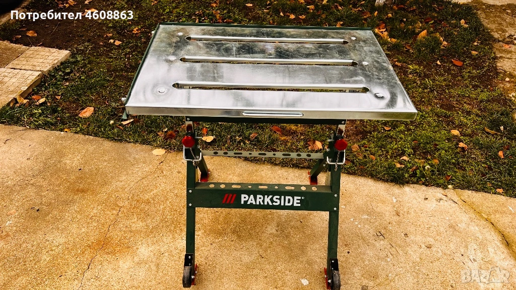 Мобилна маса за заваряване Parkside + 5 диска за ъглошлайф Dewald, снимка 1