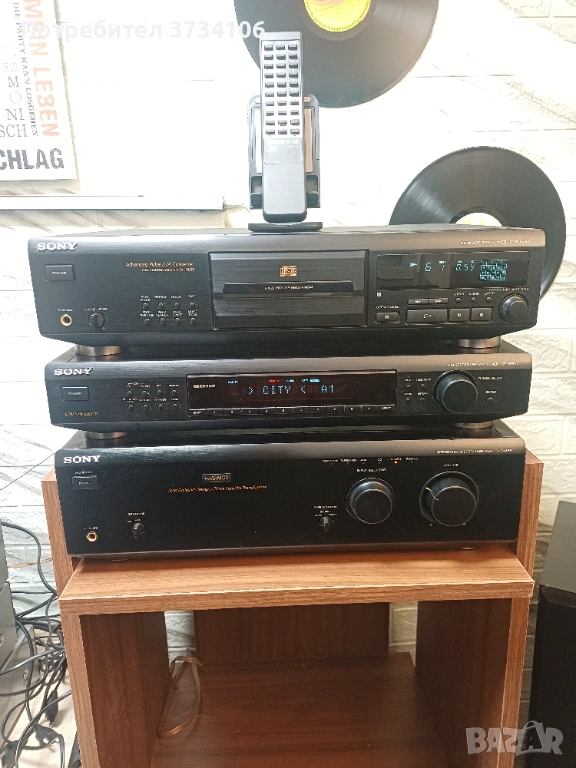 Sony TA-FE448E,  ST-SE500,  CDP-XE800., снимка 1