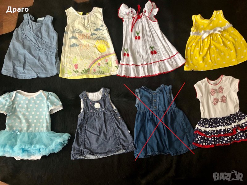7 много запазени роклички за малки дами, снимка 1