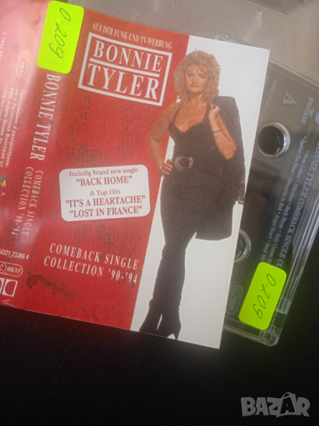 Bonnie Tyler – Comeback Single-Collection '90-'94 оригинална касета Бони Тейлър, снимка 1