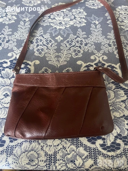 Малка дамска чанта - кафява, снимка 1