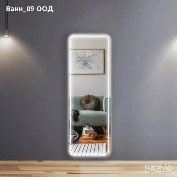 120х40см! Огледало с LED неоново осветление, снимка 1