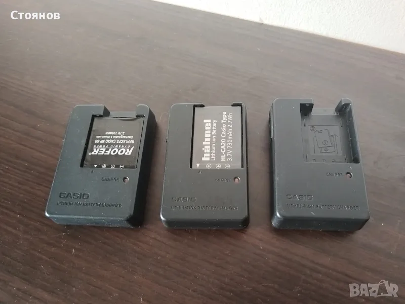 Зарядни за фотоапарати CASIO BC-11L,BC-60,BC-70L, снимка 1